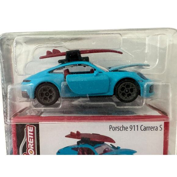 Porsche 911 Carrera S Blue Diecast Majorette Opening Doors/Hood Read Description - Picture 2 of 5